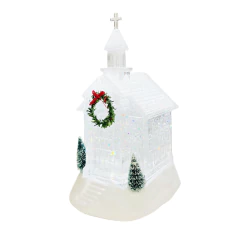 Iglesia Decoración Acrílica Luminosa Musica Luvina Pilas Usb en internet