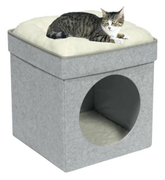 Casa Cucha Para Gatos Mascotas Almohadón Plegable Portátil
