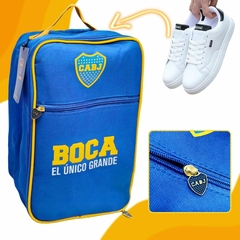 Botinero Bolsito Neceser Club Boca Juniors Futbol Deporte - comprar online