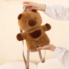 Mochila De Peluche Capibara Grande Infantil Colgante Luvina - M&Q REGALOS