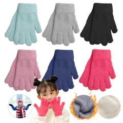 Guantes Largos Para Niños Niñas Infantiles Invierno Plush - comprar online