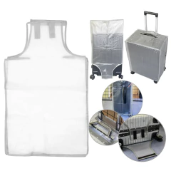 Funda Cubre Valija Transparente De 20 Pulgadas Con Velcro - comprar online