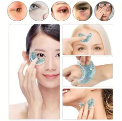 Imagen de 1 Par De Gel Ojos Hielo Alivia Ojeras Reutilizable Relaja