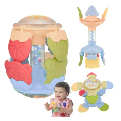 Juguete Didáctico 3 En 1 Mordillo Sonajero Sensorial Bebe en internet