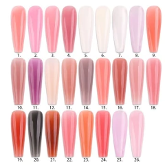 Poly Gel Para Extensión De Uñas Gel Semipermanente Uv Color - comprar online