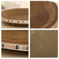 Rascador Cama Para Gato Cartón Corrugado Afila Uñas Ecologic - comprar online