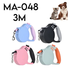 Correa Retráctil Para Mascotas 3 Mts Luvina Ajustable Cómodo en internet