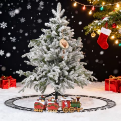 Juego De Tren Para Navidad Eléctrico Adorno Juguete Luvina - tienda online