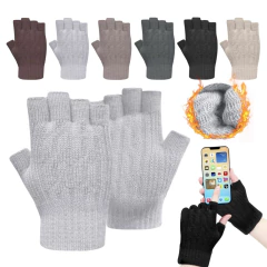 Guantes Medio Dedo Libres Cortos Para Hombre Y Mujer Unisex