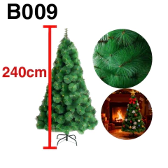 Árbol De Navidad Luvina 240cm Pino Base Metálica Decoración - comprar online