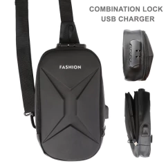 Morral Bolsito De Pecho Para Viaje Con Candado Rígida Luvina - comprar online