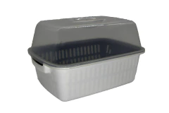 Escurridor Secaplatos De Plástico Vajilla Cubiertos Con Tapa - M&Q REGALOS