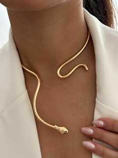 Collar De Serpiente Flexible Delicado Para Mujer Accesorio en internet
