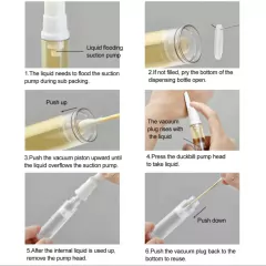 Botella Dosificadora X12 Para Crema Maquillaje Viaje 5ml en internet