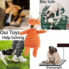 Juguete De Peluche Para Perro Sonido Entretenimiento Tela - tienda online