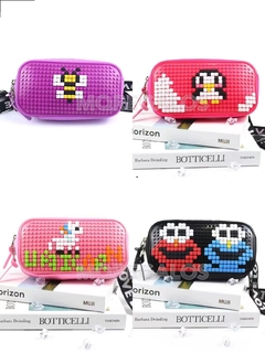 Cartera Bandolera Diseña Con Bloques Personaliza Crea Moda - comprar online