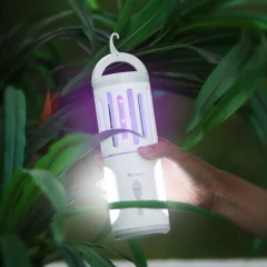 Lampara 2 En 1 Mata Mosquitos Y Linterna Nocturna Con Usb - M&Q REGALOS