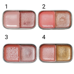 Set De Rubor E Iluminador En Crema Blush Higlight Maquillaje - comprar online