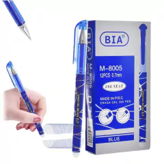 X12 Lapiceras Borrable 0.7mm Boligrafo Con Tinta Azul Roller