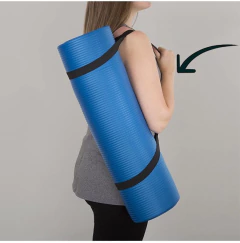 Imagen de Mat De Yoga 4mm Colchoneta Fitness Pilates Meditación Luvina