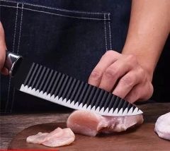 Set De Cuchillos Negros Profesionales 6 Piezas Chef Cocina - comprar online