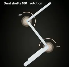 Lámpara Velador Escritorio Led Plegable Recargable Portable - M&Q REGALOS