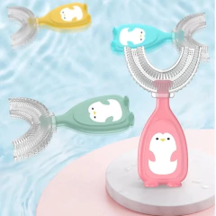Cepillo De Dientes Para Niños En Forma De U Limpieza 360 en internet