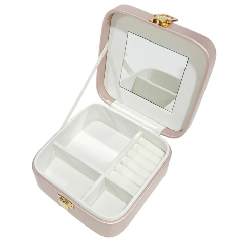 Organizador Joyas Caja Alhajero Bijou Anillos Collares Aros