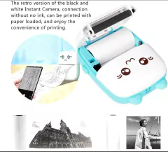 Mini Impresora Portátil Inalámbrica Recargable Con Cable Usb en internet