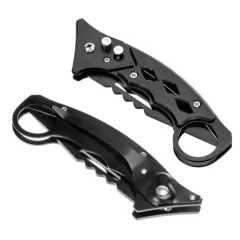 Cuchillo Navaja Plegable Defensa Personal Automática Acero - comprar online