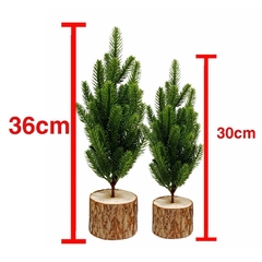 Pack X2 Arbolitos Para Decorar Navideños Luvina Adorno Hogar en internet