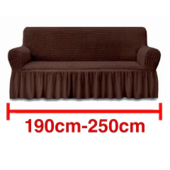 Funda De Sofá Set 3+1+1 Con Volante 240gsm Premium Elástica - M&Q REGALOS
