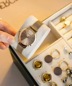 Alhajero Cofre Organizador De Joyas Aros Anillos 2 Cajones - comprar online