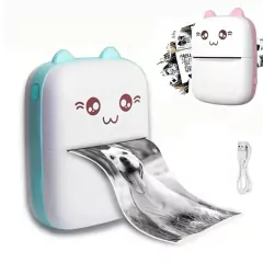 Mini Impresora Portátil Inalámbrica Recargable Con Cable Usb - comprar online