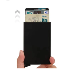 Tarjetero Organizador Porta Tarjetas Aluminio Desplegable en internet