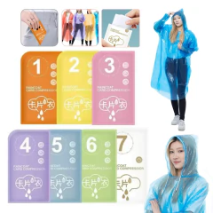 X1 Piloto Para Lluvia Capucha Impermeable Adulto Descartable - comprar online