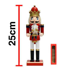 X1 Unidad Cascanueces Madera Navidad Adorno Árbol Decoración - comprar online