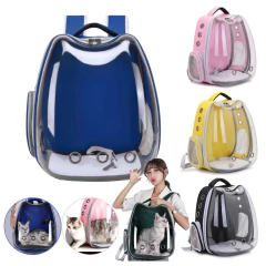 Mochila Transportadora Para Gato 360 Mascota Capsula Burbuja