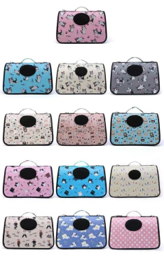 Bolso Transportadora Gatos Traslado Paseo Rígida Mediana - comprar online