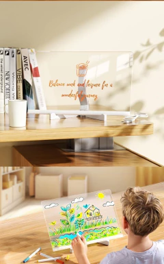 Luz Lampara De Noche Mensaje Led 3d Lápiz Tablero Decoración - tienda online