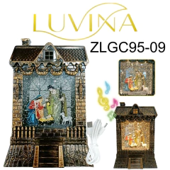 Decoración Navideña Luz Sonido Luvina Usb A Pilas Adorno en internet