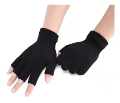 Guantes Medio Dedo Cortos Hombre Mujer Unisex Frio Invierno - comprar online