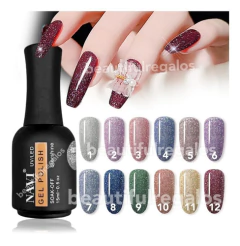 Esmalte Semipermanente Starshine Con Glitter Navi 15ml Gel - comprar online