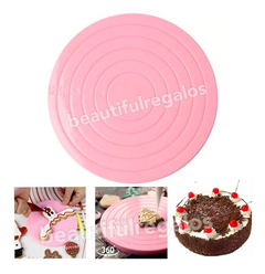 Mini Base Plato Giratorio Decoracion Cookies Reposteria