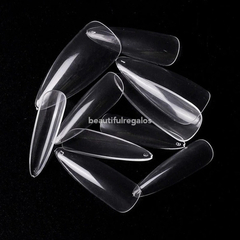 Tips Stiletto Uñas Postizas Paris Night 500u Ultra Fino