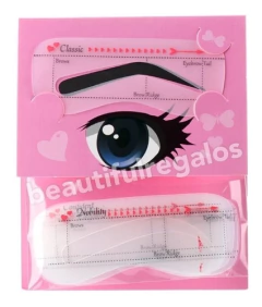X10 Stencil Molde Para Cejas Delineado Perfilado Plantilla - tienda online