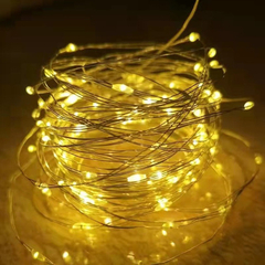 Luces Guirnalda Tira Alambre Micro 50 Leds 5 Metros A Usb - comprar online