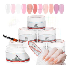 Gel Construcción Para Uñas Gelificada 15g Uv/led Qbd 3 En 1