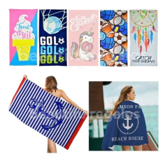 Toallon Playero Microfibra Secado Rapido Diseños 70 X 150cm