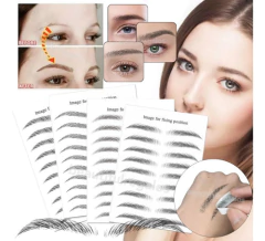 Plancha Tatuaje De Cejas Tattoo 10 Pares Waterproof Eyebrow